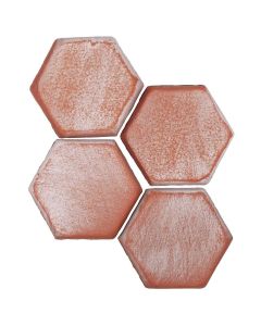 Arto Brick - Peninsula: Hexagon Peninsula Paver 12"x12"  - Terracotta Tile 