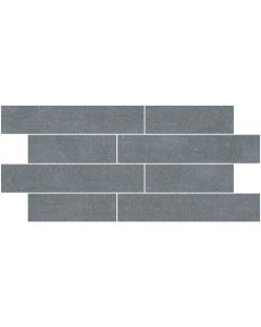 Dark Gray Matte Mosaic 12x24 | Fixt Cement - Enhance by Emser Tile