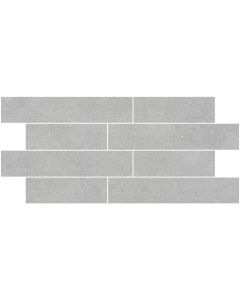 Gray Matte Mosaic 12x24 | Fixt Cement - Enhance by Emser Tile