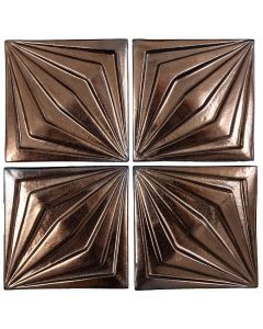 Arto Brick - Metallic: Compass Bronze 6"x6" - Ceramic Tile 