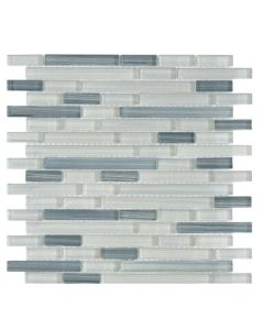 Grey Label Mosaic 11.75x12 | Linear Glass by Elysium