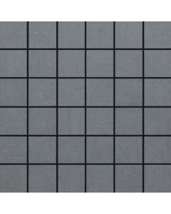 Grey Dark Matte Mosaic 12x12 | Grey by Elysium
