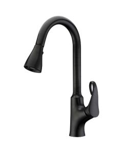 Dawn® Single-lever pull-out kitchen faucet, Dark Brown Finished