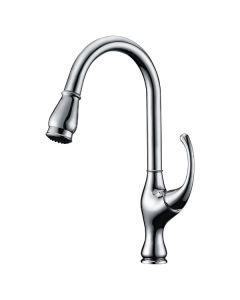 Dawn® Single-lever pull-out kitchen faucet, Chrome