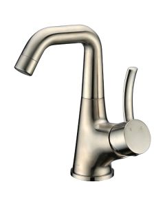 Dawn® Single-lever lavatory faucet, Brushed Nickel (Standard pull-up drain with lift rod D90 0010BN included)