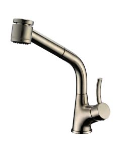 Dawn® Single-lever pull-out spray kitchen faucet, Brushed Nickel