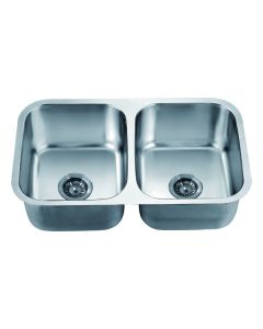 Dawn® Undermount Equal Double Bowl Sink 