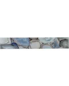 Aura Shell Blue Mosaic 4x24 | Shell by Elysium