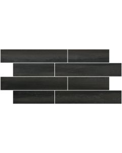 Iron Lappato Mosaic 12x24 | Fixt Metal - Enhance by Emser Tile