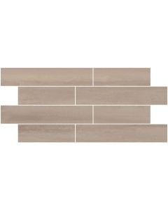 Mink Lappato Mosaic 12x24 | Fixt Metal - Enhance by Emser Tile