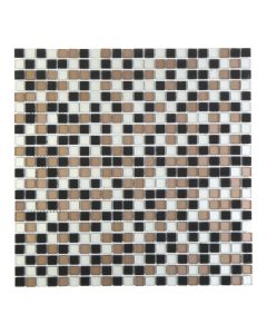 Brown Mix Matte Mosaic 5/8x5/8 | Sea Breeze by Ottimo Ceramics