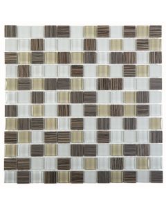 Dark Grey Matte/Glossy Mosaic 12x12 | Contemporary Mosaic by Ottimo Ceramics