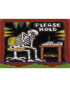 Talavera Tile - Day Of The Dead: On Hold