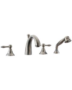 Dawn® 4-hole Tub Filler with Personal Handshower and Lever Handles