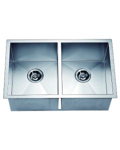 Dawn® Undermount Equal Double Square Sink