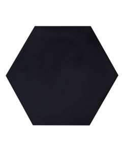 Black Matte 9.84x11.41 | Fabila Hex by Ottimo Ceramics
