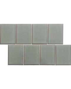 Gray Glossy Flat Mosaic 9x14 | Cuadro by Emser Tile