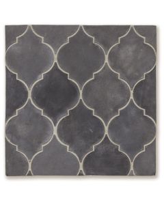 Arto Brick - Tile Artillo: Artillo Arabesque Pattern 5A Charcoal Gray- Artillo Tile 