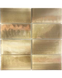 Gold Rust Glossy Mosaic 12x12 | Cloud by Ottimo Ceramics