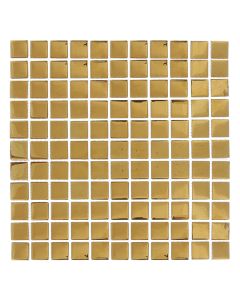 Gold Glossy Mosaic 1x1 | Gold Rush by Ottimo Ceramics