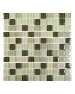 Green Glossy Mosaic 1x1x4 | Simplicity by Ottimo Ceramics