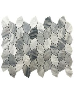 Grey Honed Mosaic Mixed | Stonevine by Ottimo Ceramics