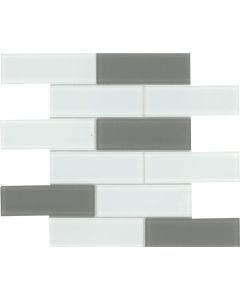 H2O Dove Glossy Mosaic 12x12 | H2O by Emser Tile