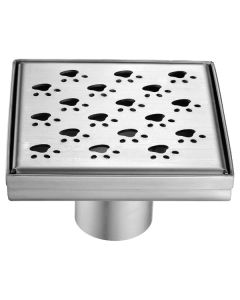 Dawn® Memuru River Series - Square Shower Drain 5"L (Stamping technique & press in the base)