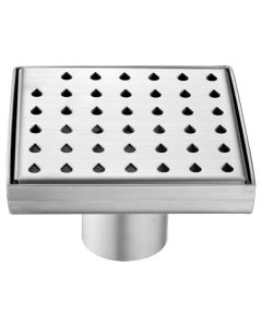 Dawn® Nile River Series - Square Shower Drain 5"L (Stamping technique & press in the base)
