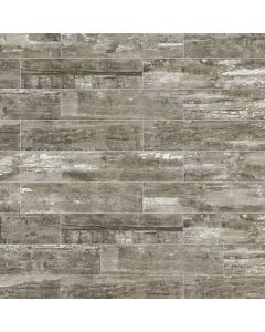 LDI - Railwood: Salvaged Grey 9"x36" - Porcelain Tile 