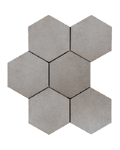 LDI - Rewind: Polvere Hexagon 8"x8" - Porcelain Mosaic