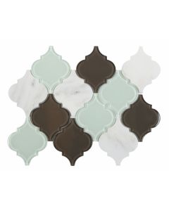 Blue/Grey/White Matte/Glossy Mosaic Mixed | Regal by Ottimo Ceramics
