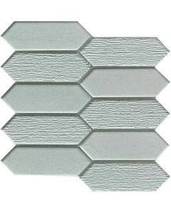 Silver Glossy Mosaic 11x12 | Picket by Emser Tile