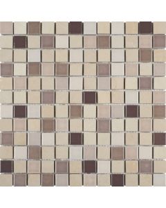 Beige Stone Brown Beige Ceramic Mix Mosaic 12x12 | Mix Mosaic by Bati Orient
