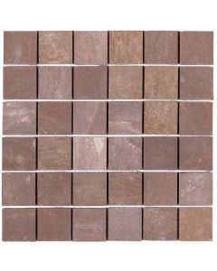 Brown Matte Quartzite Mosaic 12x12 | Stone Mosaic by Bati Orient