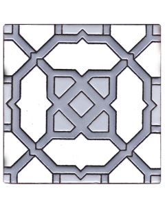 Arto Brick - Handpainted Deco: SD119GRAY- Artillo Tile 