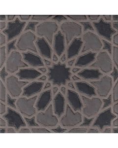 Arto Brick - Handpainted Deco: SD164HGRAY- Artillo Tile 
