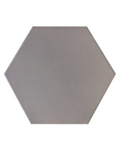 Gray Matte 10x12 | Solid Hex by Ottimo Ceramics