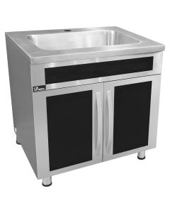 Dawn® Seamless One Piece Stainless Steel Cabinet w/ Integrated Sink