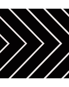 Black W/ White Lines Matte 8x8 | Studio by Ottimo Ceramics