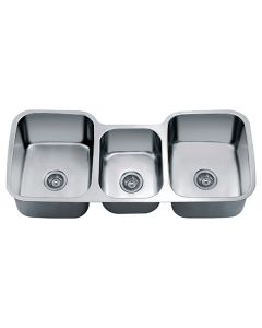 Dawn® Undermount Triple Bowl Sink (46" x 21" x 9.5")