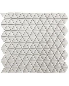 Triangle White Matte/Glossy Mosaic 12x12 | Peak by Ottimo Ceramics