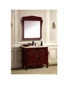 Dawn® Vanity Set: Counter Top (RTT392204-04), Cabinet (RTC382232-04), Mirror (RTM370139-04)