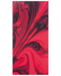 Red Glass Decor Tile 11.8x23.8 | Glass Mosaic by Bati Orient