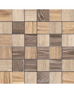 Warm Mix Natural Mosaic 2x2 | Reserve by Happy Floors