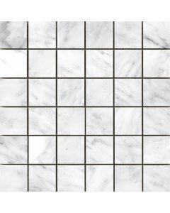 Winter Frost Polished Mesh Mosaic 12x12 | Marble Winter Frost by Emser Tile