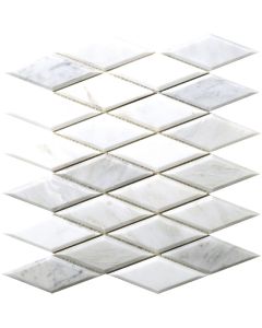 Winter Frost Prism Mosaic 12x12 | Marble Winter Frost by Emser Tile