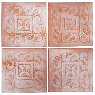 Arto Brick - Peninsula: Relief Deco VI 6"x6" - Ceramic Tile 