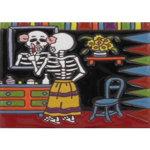 Talavera Tile - Day Of The Dead: Makeup