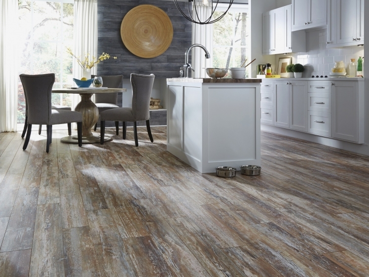 Hot flooring for kitchens is wood — but what about water?